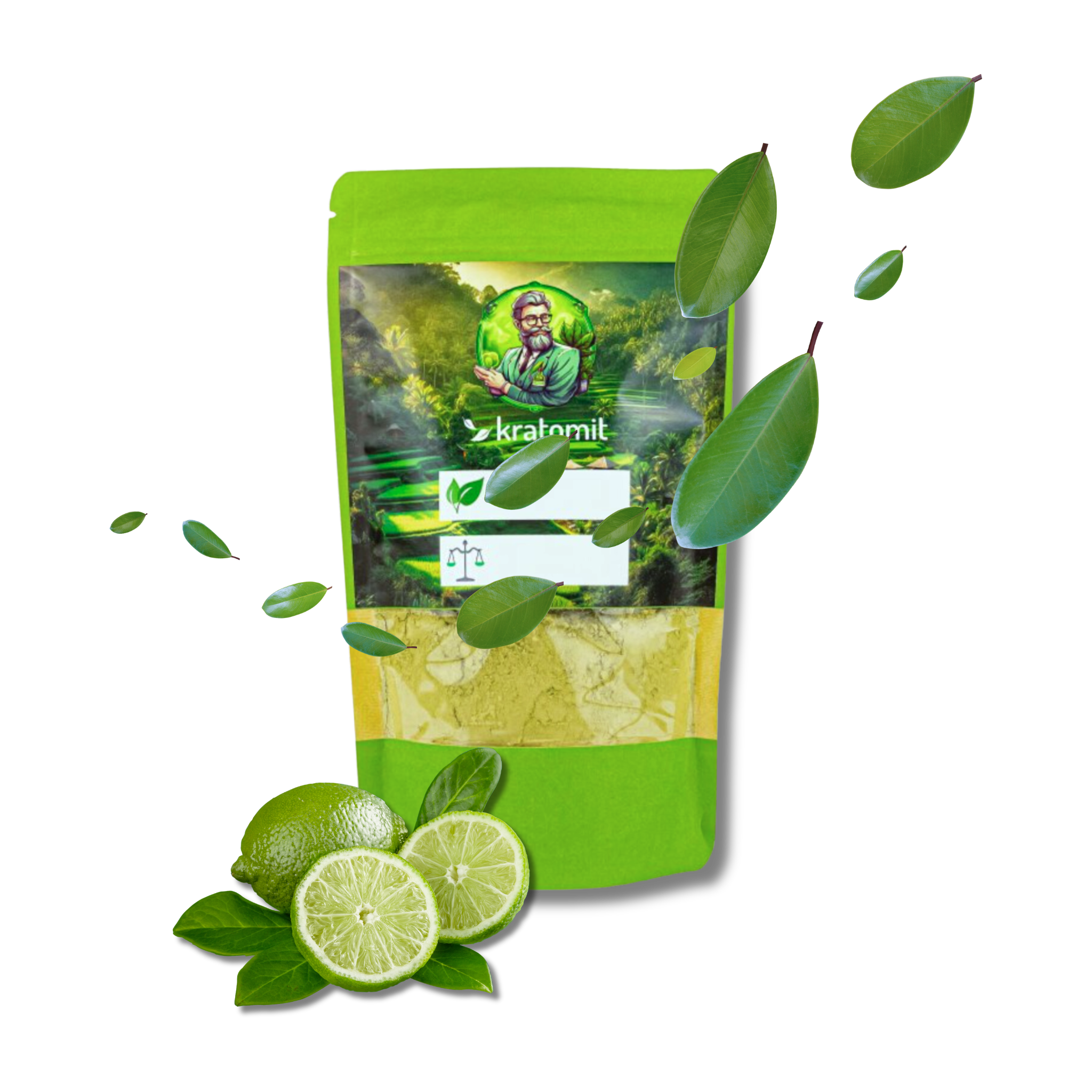 Ochucený kratom Jungle Lime